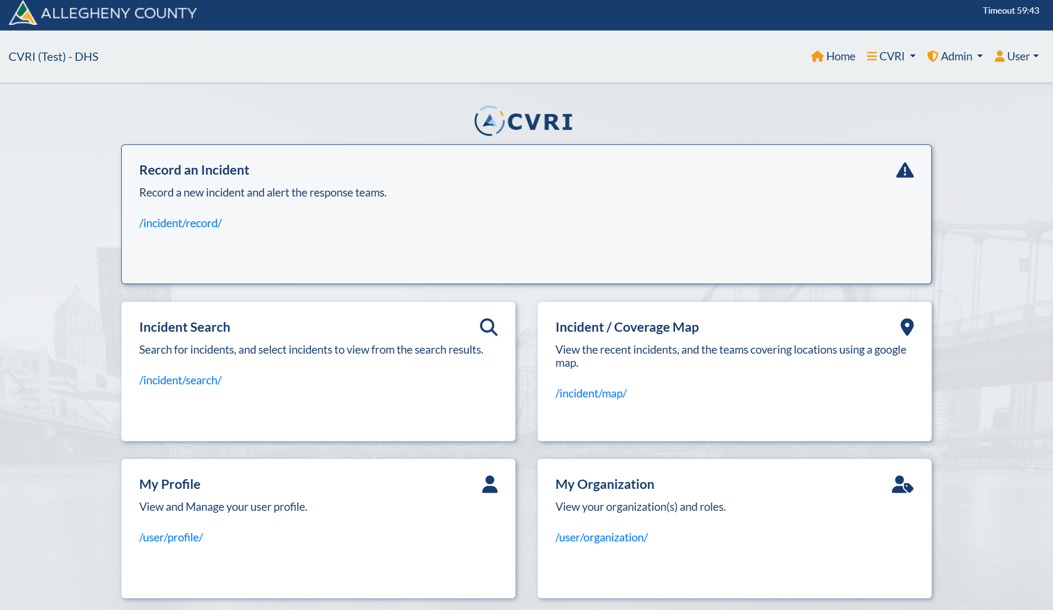 CVRI Application